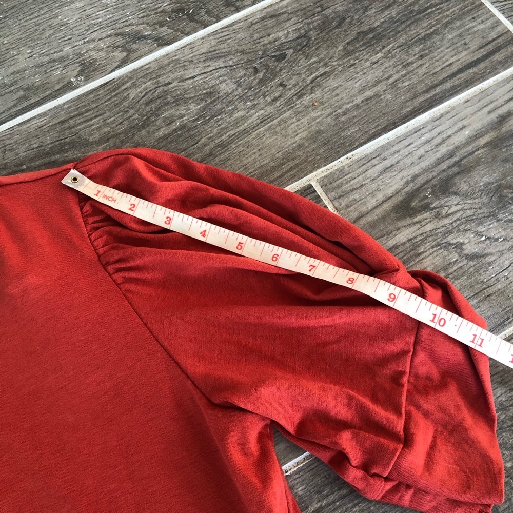 NWTSwing Dress with Pockets( Rust Red ) - Picture 7 of 12